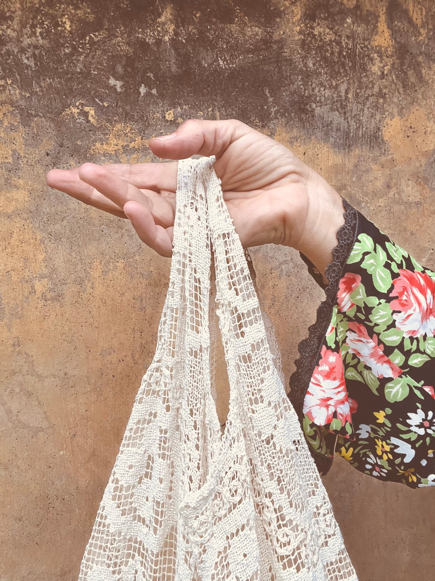 Borsa bohème mini bianca