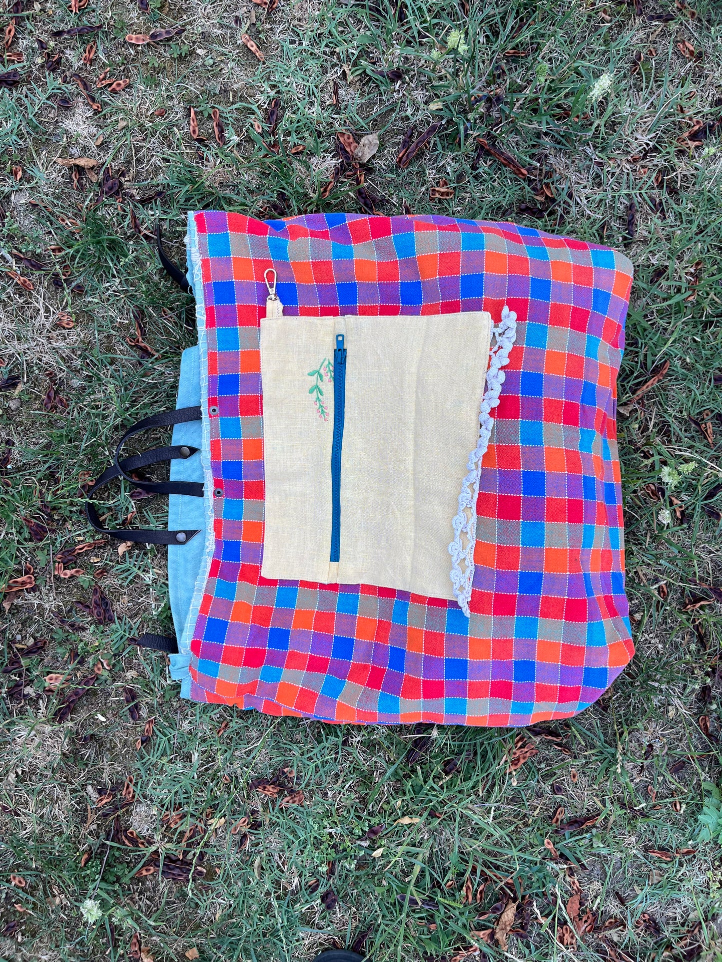 Borsone lino e filet
