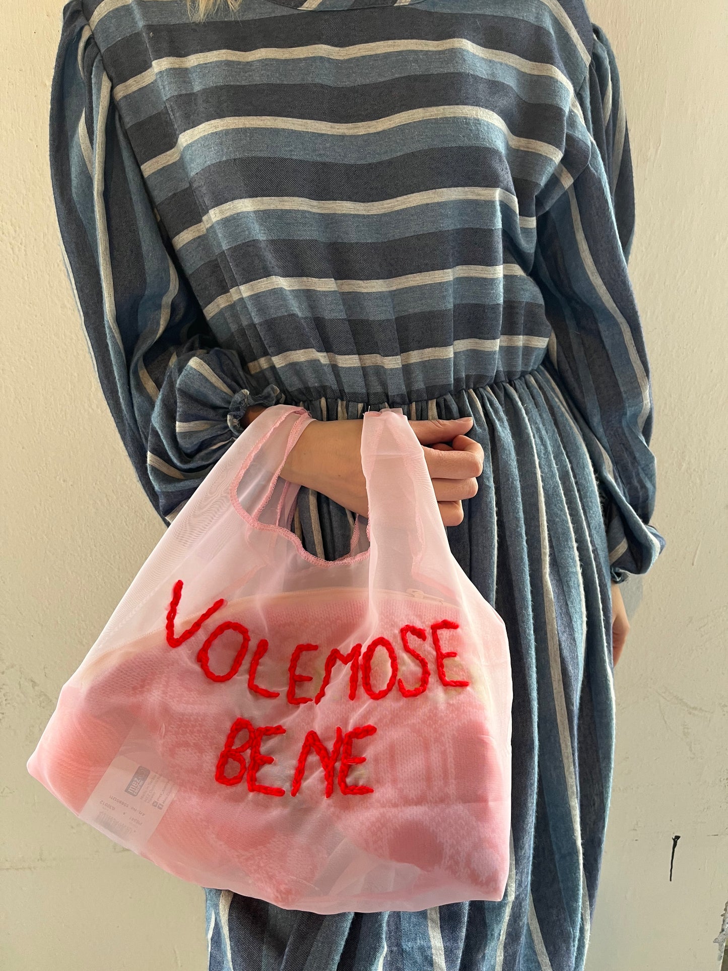 Borsa in tulle organza