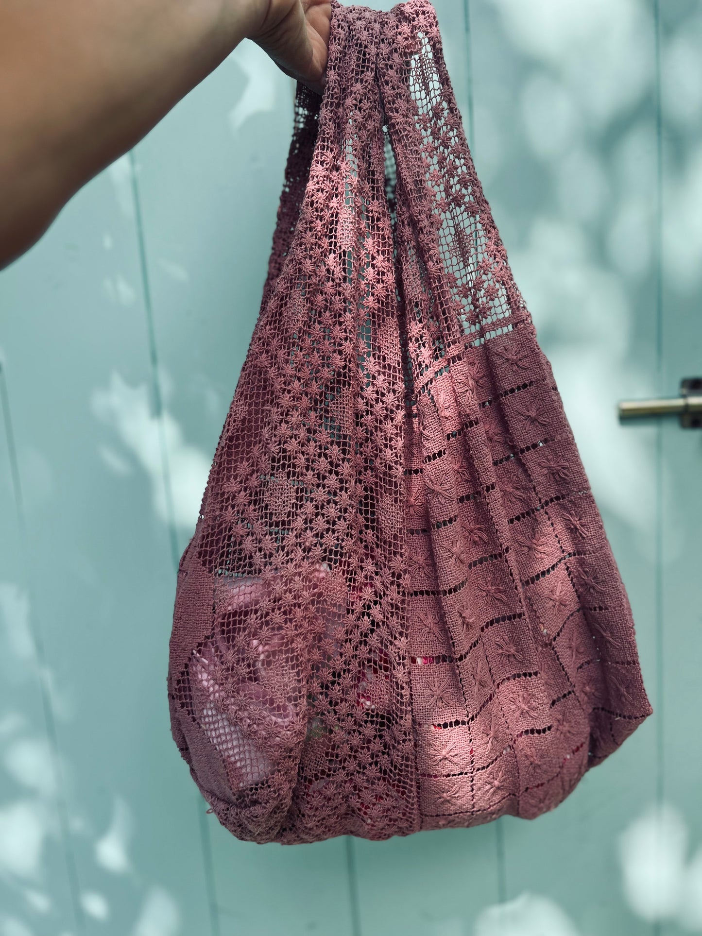Borsa bohème color melanzana