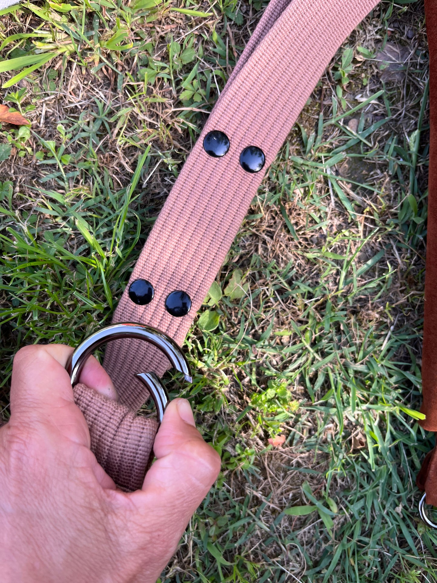 Marsupio in pelle scamosciata