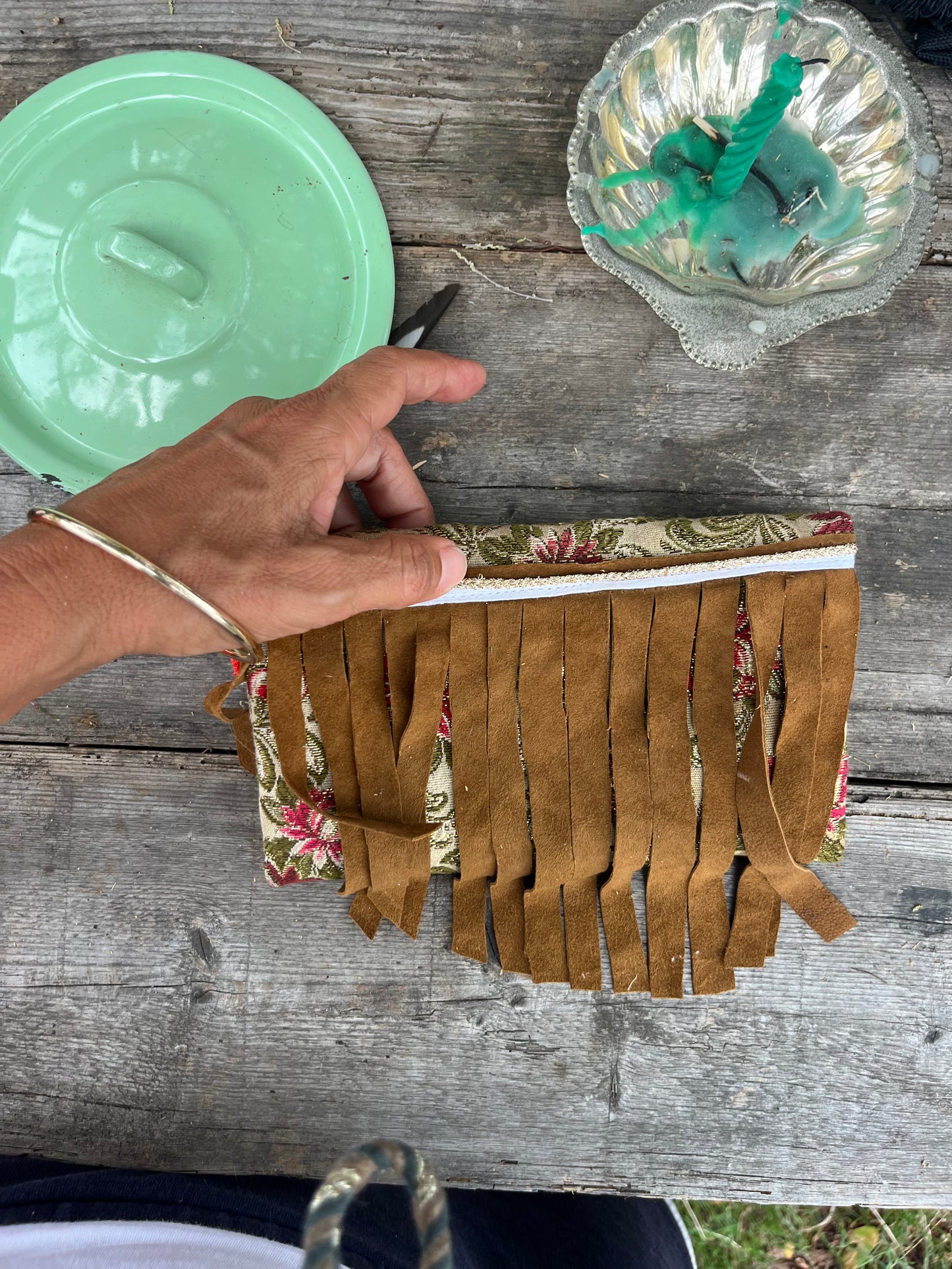 Pochette da polso conchiglia
