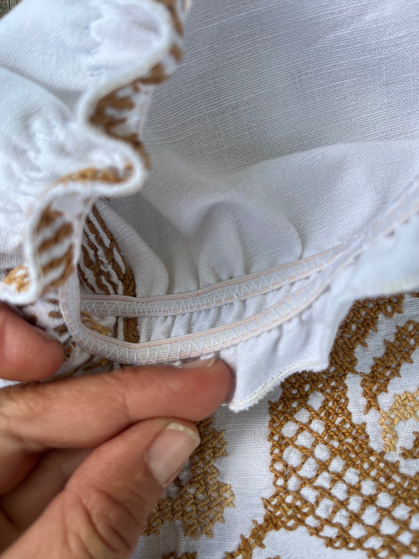 Pantaloncino punto croce