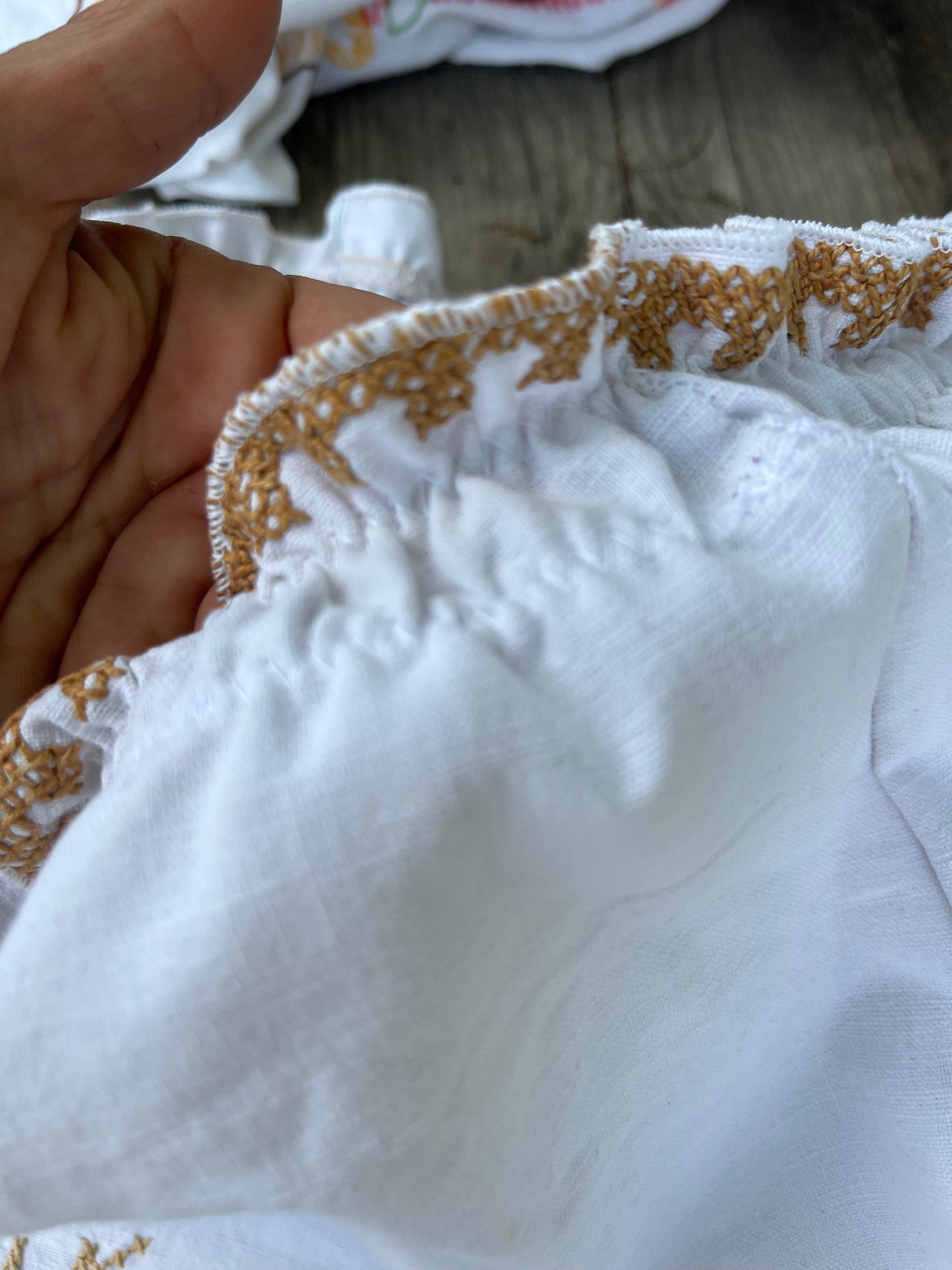 Pantaloncino punto croce