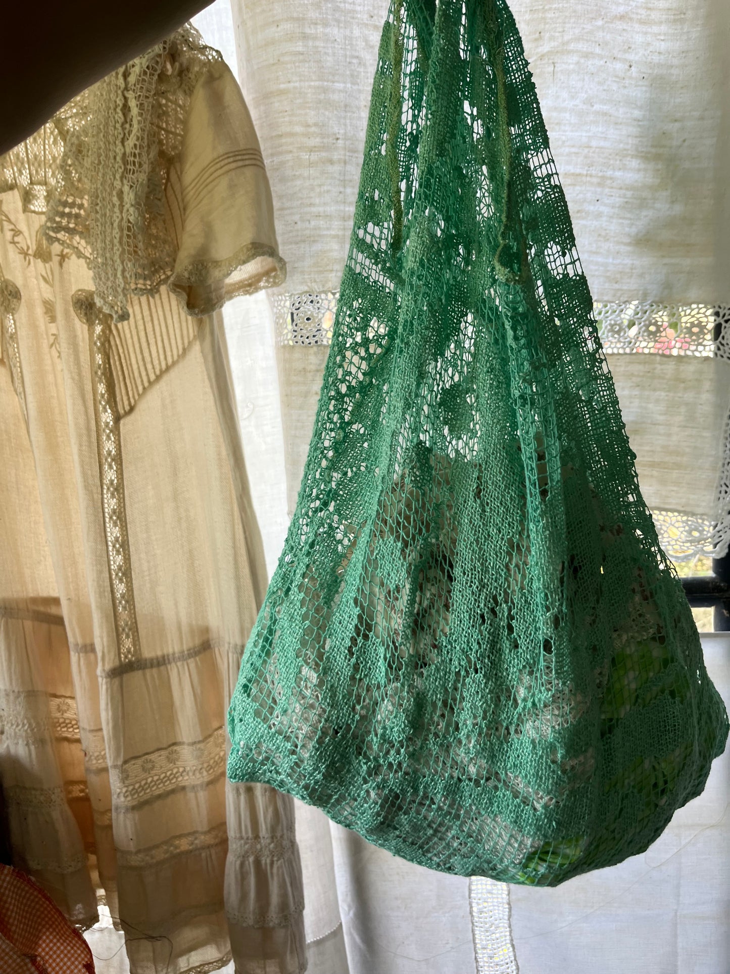 Borsa bohème verde acqua marina