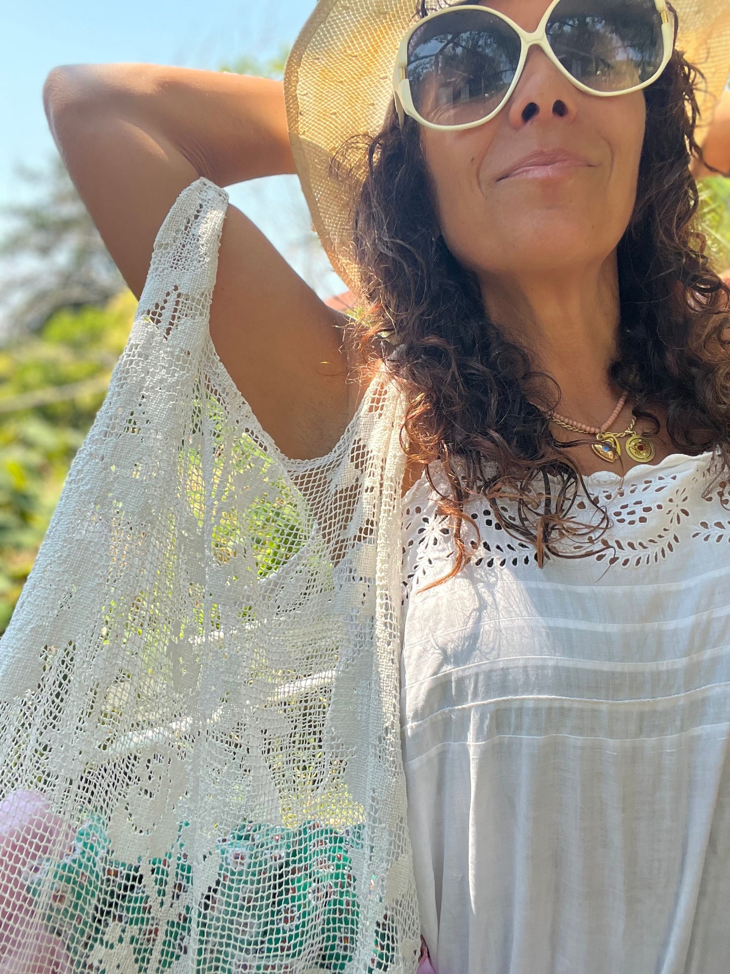Borsa bohème bianca