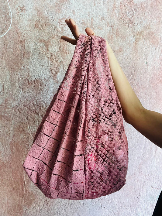 Borsa bohème color melanzana
