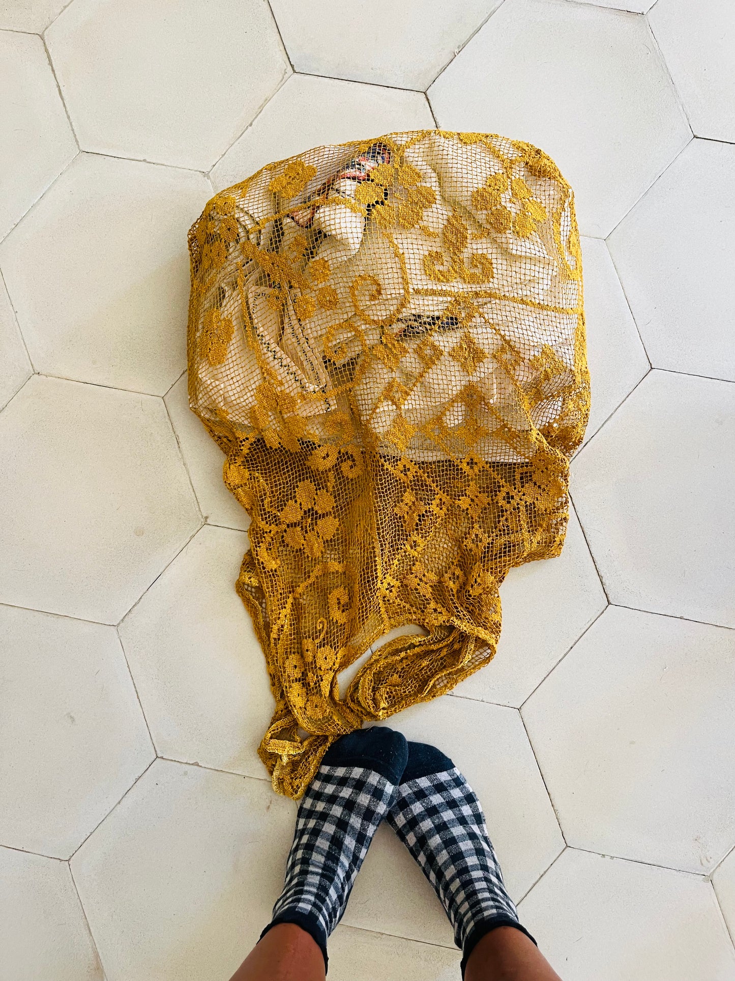 Borsa bohème MaXi zafferano