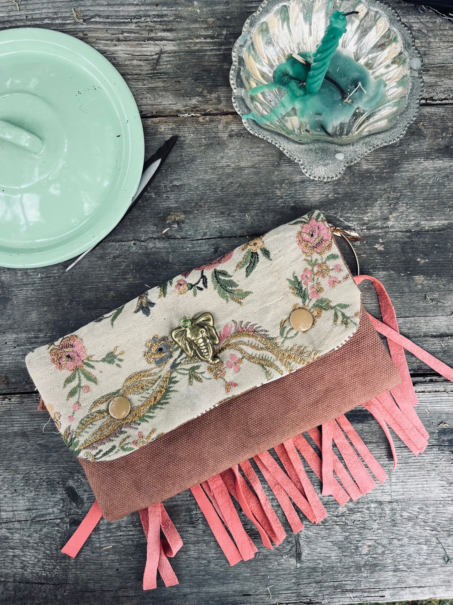 Pochette da polso elefantino