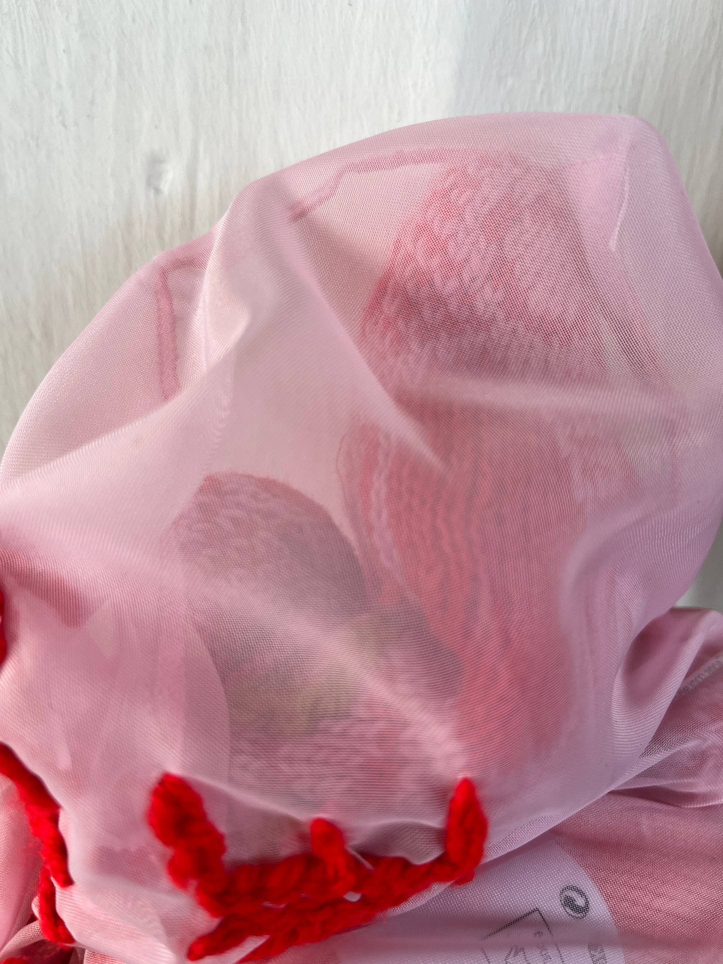 Borsa in tulle organza